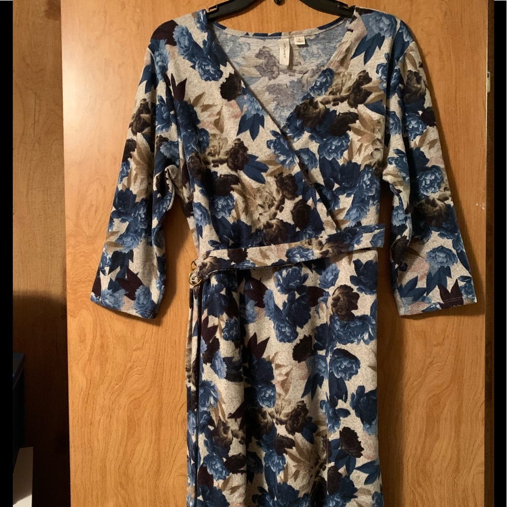 Floral Wrap Dress